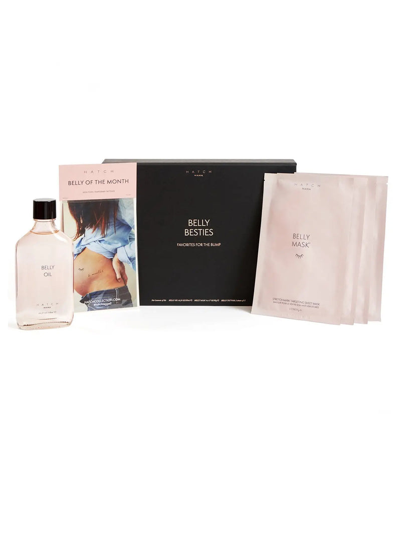 Belly Besties - Belly Oil, Belly Mask (4), Tattoos