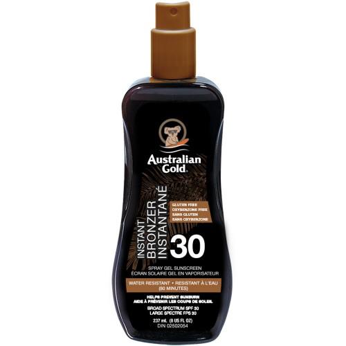 Australian Gold Spray Gel Sunscreen With Bronzer 8oz - SPF 30