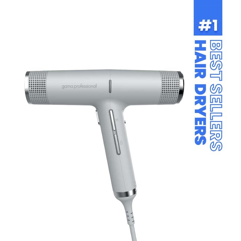 GAMA - IQ Hair Dryer with Diffuser - Grey