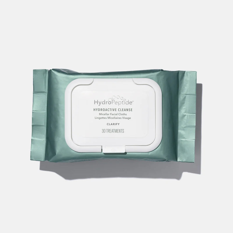HydroPeptide Anti-Wrinkle + Detox HydroActive Cleanse Micellar Facial Cloths