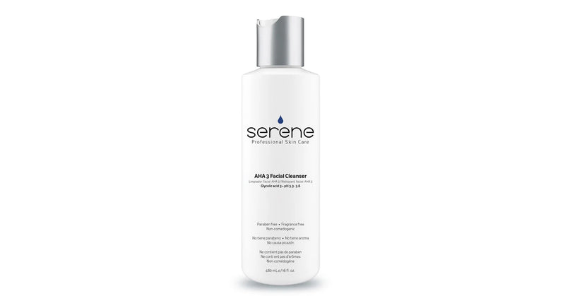 Serene AHA 3 Facial Cleanser - 8oz