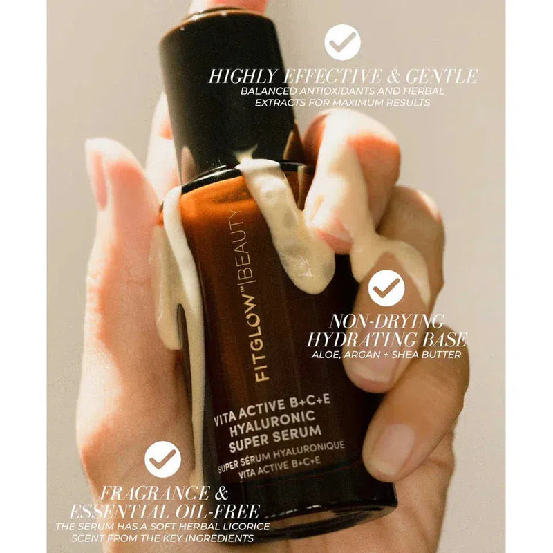Fitglow Vita Active B+C+E Hyaluronic Super Serum (30ml)