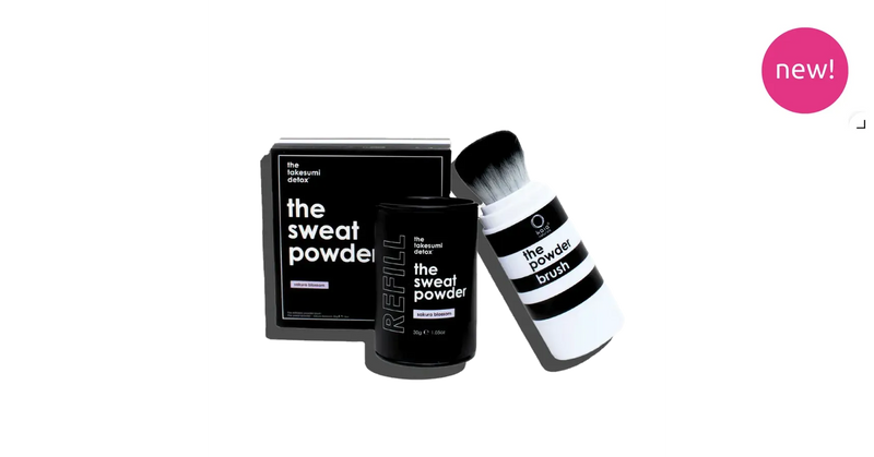 Kaia The Sweat Powder BRUSH + REFILL SET - sakura blossom (1.06 oz/30g)