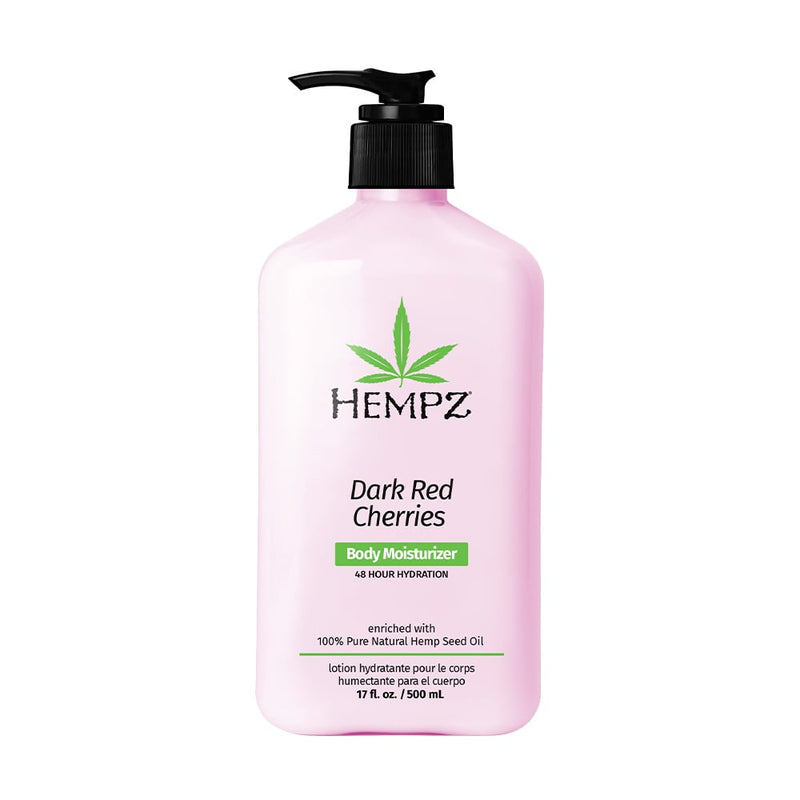Hempz Dark Red Cherries Herbal Body Moisturizer (17oz)