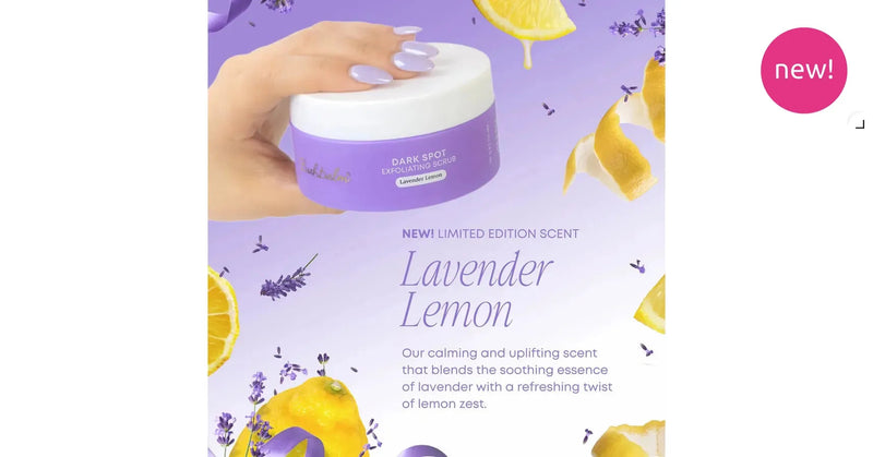 Bushbalm Lavender Lemon Exfoliating Scrub Dark Spot (8oz/236ml)