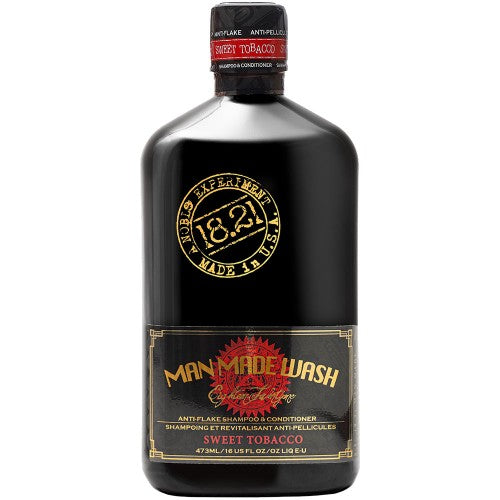 18.21 Man Made Wash Anti-Flake Sweet Tobacco 16oz