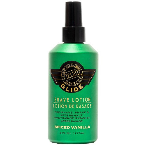 18.21 Glide Shave Lotion Spiced Vanilla 17oz