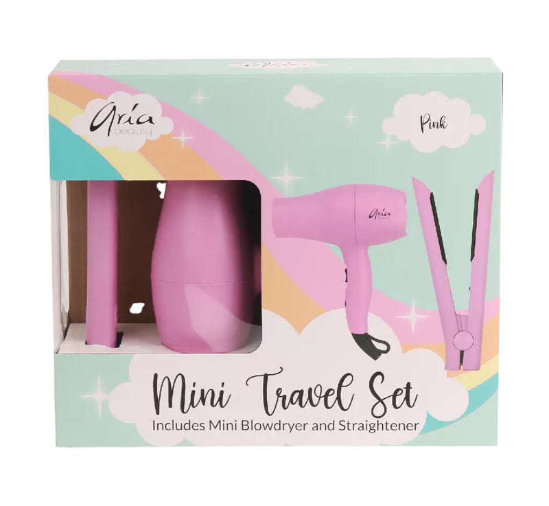 Aria Beauty Pink Mini Travel Set