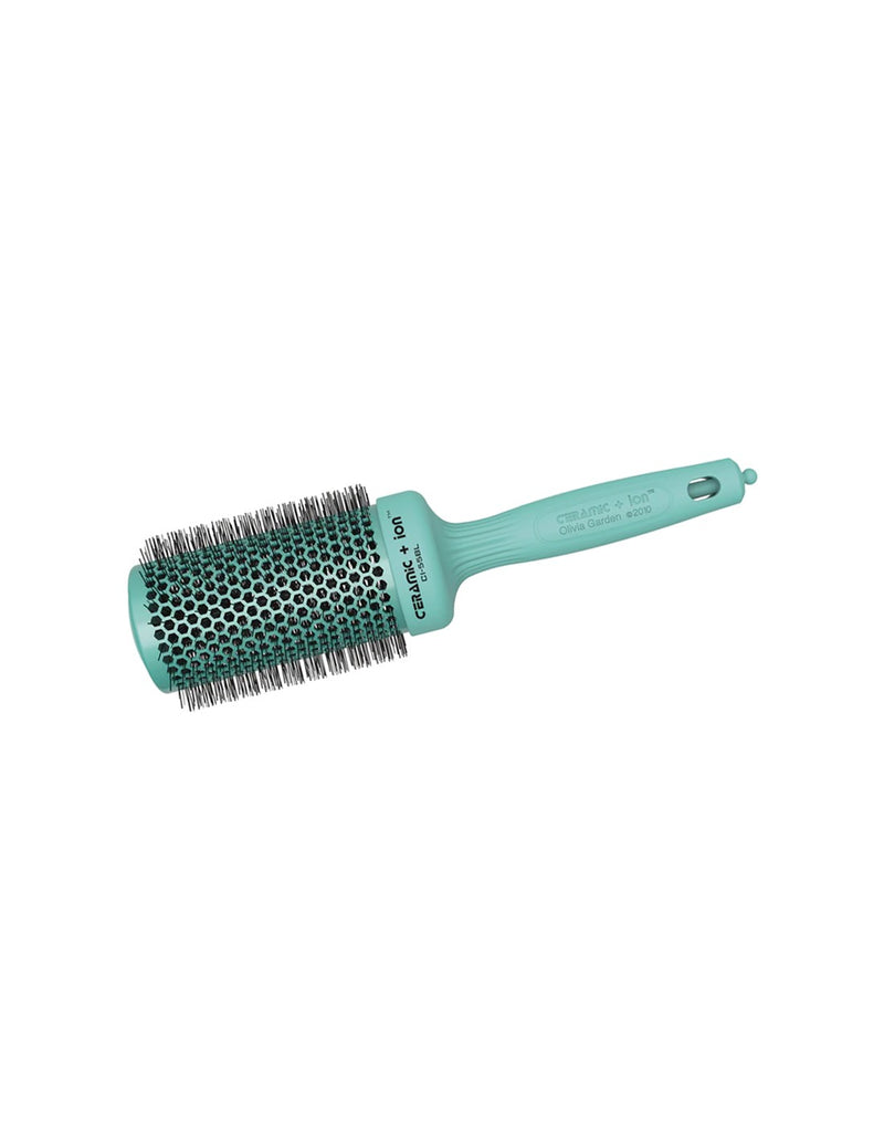 Teal Ceramic + Ion Blossom Round Thermal Brush 2/18 Inch