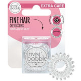 Invisibobble Extra Care Fine Hair Rings 3pk - Clear
