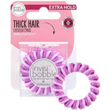 Invisibobble Extra Hold Hair Ring 3pk - Purple