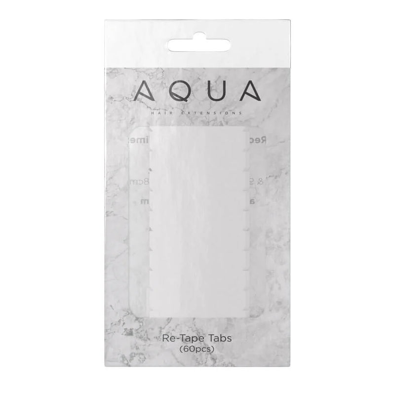 Aqua Hair Extensions Re-Tape Tabs 60pcs