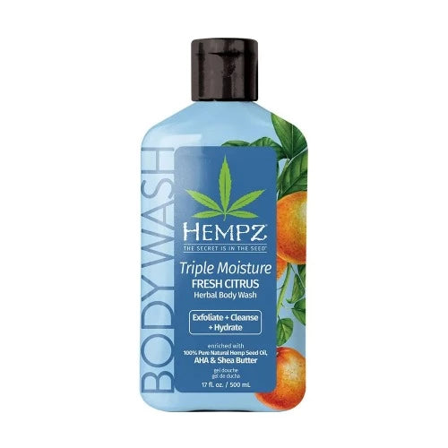 Hempz Triple Moisture Fresh Citrus Body Wash (17oz)