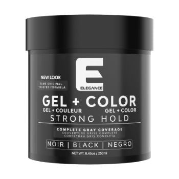 Hair Styling Gel Plus Color - Black