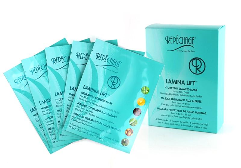 Repechage Lamina Lift Hydrating Seaweed Mask (5 sheet masks/ box)
