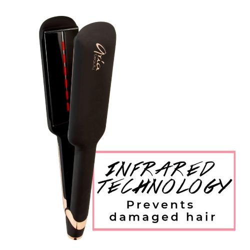 Aria Beauty Top Shelf 2" Infrared Straightener with Tourmaline Infused Ceramic Plates