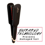 Aria Beauty Top Shelf 2" Infrared Straightener with Tourmaline Infused Ceramic Plates