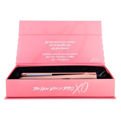 Aria Beauty XO Pro Ultra-Sleek Digital Straightener Rose Gold Edition