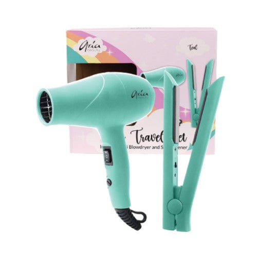 Aria Beauty Mini Travel Set (Teal)