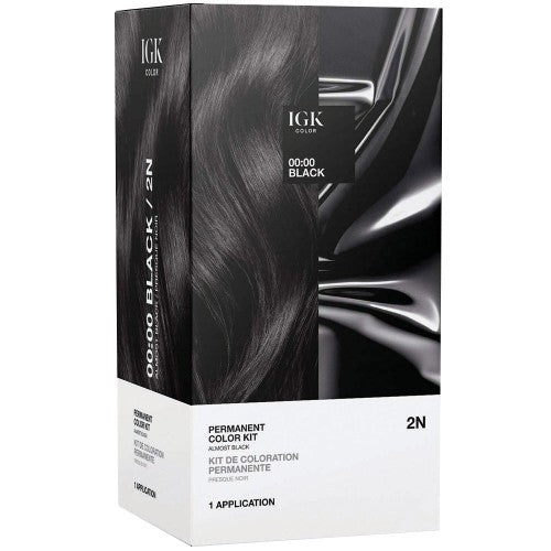 IGK Permanent Color Kit 2N 00:00 Black