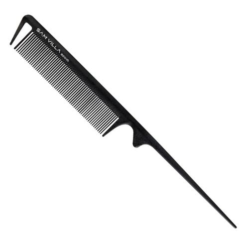 Sam Villa Signature Tail Comb (Black)