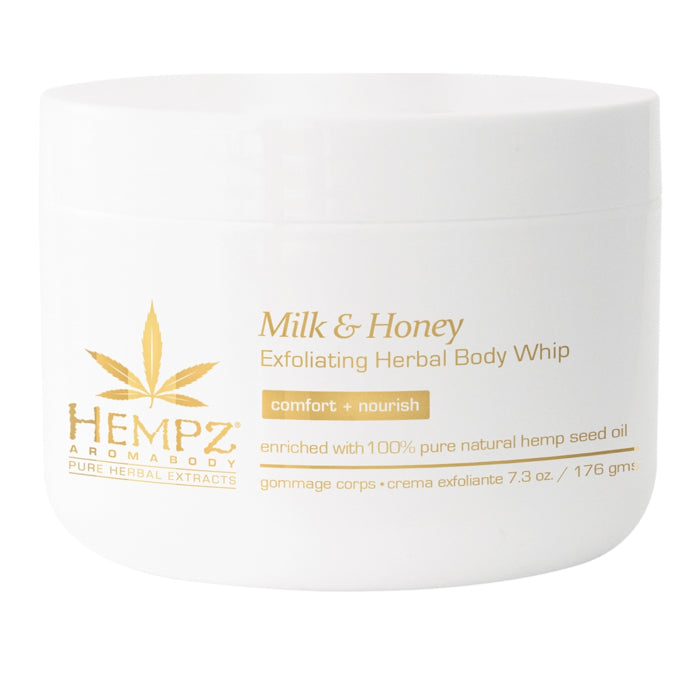 Hempz Milk & Honey Exfoliating Body Whip (7.3oz)